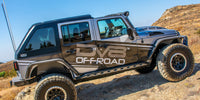 Thumbnail for DV8 Offroad 07-18 Jeep Wrangler JK 2 Piece Fast Back Hard Top 4 Door - Black (DS Only)