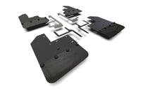 Thumbnail for Rally Armor 19-24 Jeep JT Gladiator (Mojave/Rubicon) Black Mud Flap w/Metallic Black Logo