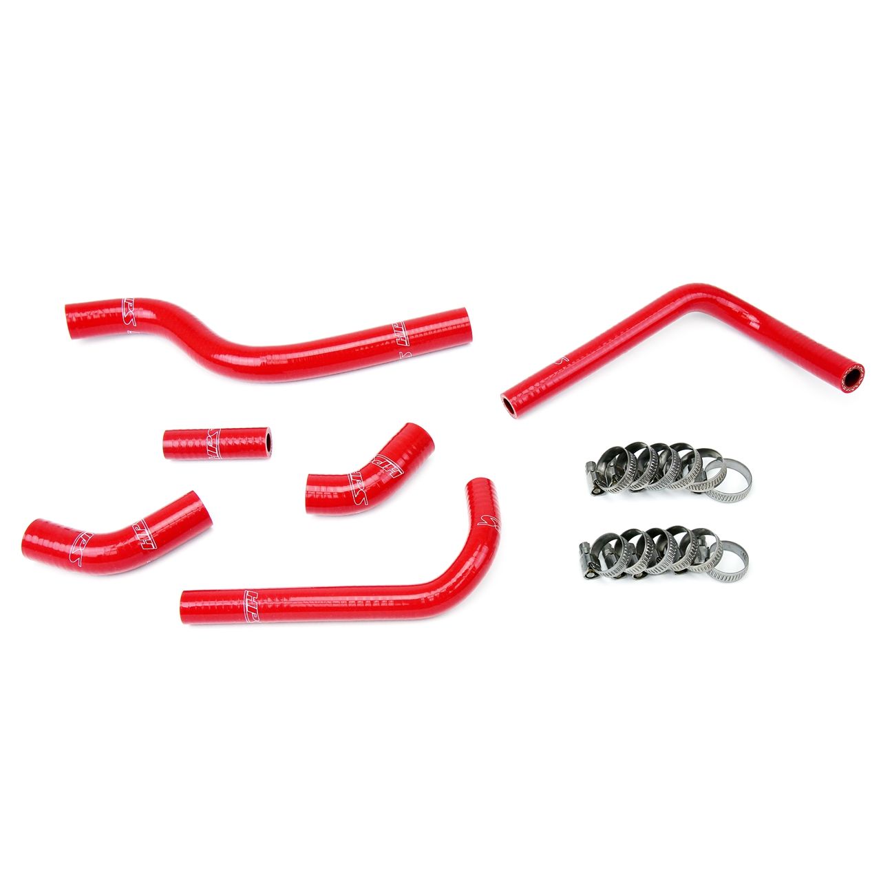 HPS Red Reinforced Silicone Radiator Hose Kit Coolant for Suzuki 04-06 RMZ250