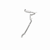 Thumbnail for MagnaFlow 12-14 Jeep Wrangler 4dr Single Straight Rear P/S Exit Stainless C/B Performance Exhaust