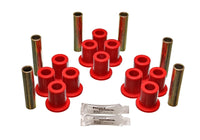 Thumbnail for Energy Suspension Fd 4 Wd Frt Sprg Bush Set - Red