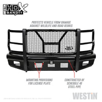 Thumbnail for Westin/HDX Bandit 17-19 Ford F-250 / F-350 Front Bumper - Textured Black