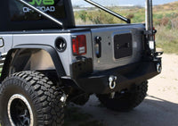 Thumbnail for DV8 Offroad 07-18 Jeep Wrangler JK Steel Mid Length Rear Bumper