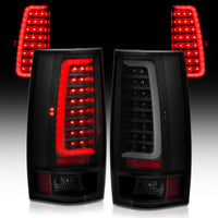 Thumbnail for ANZO 2007-2014 Chevy Tahoe LED Taillight Plank Style Black w/Smoke Lens