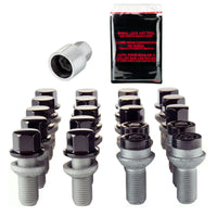 Thumbnail for McGard 5 Lug Hex Install Kit w/Locks (Radius Seat Bolt) M14X1.5 / 17mm Hex / 26.3mm Shank L. - Black