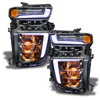 Thumbnail for Oracle 20-21 Chevy Silverado HD 2500RGB Headlight Demon Eye Kit - w/o Controller SEE WARRANTY