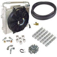 Thumbnail for BD Diesel Xtrude Double Stacked Transmission Cooler Kit - Universial 1/2in Tubing