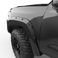 Thumbnail for EGR 16+ Toyota Tacoma w/Mudflap Bolt-On Look Color Match Fender Flares - Set - Black