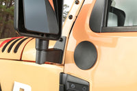 Thumbnail for Rugged Ridge 07-18 Jeep Wrangler JK Textured Black Mirror Relocation Brackets