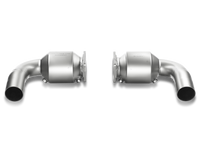 Thumbnail for Akrapovic 10-13 Porsche 911 Turbo/Turbo S (997) Link Pipe Set w/ Cat (Titanium)