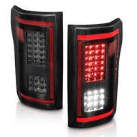 Thumbnail for ANZO 15-17 Ford F-150 LED Taillights - Smoke