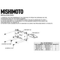 Thumbnail for Mishimoto 2021+ Ford Bronco Modular Bumper License Plate Relocation