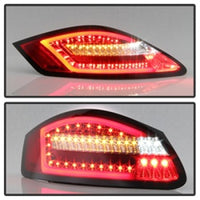 Thumbnail for Spyder Porsche 987 Cayman 06-08 / Boxster 05-08 LED Tail Lights - Red Clear ALT-YD-P98705-LED-RC