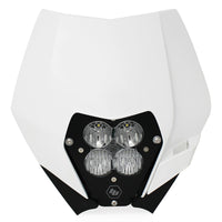 Thumbnail for Baja Designs 08-13 KTM Headlight Kit DC w/Headlight Shell White XL Pro Series