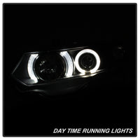 Thumbnail for Spyder Honda Civic 06-08 2Dr Projector Headlights LED Halo Black High H1 Low H1 PRO-YD-HC06-2D-HL-BK