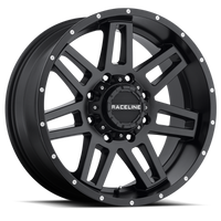 Thumbnail for Raceline 931B Injector 16x8in / 8x170 BP / 0mm Offset / 125.2mm Bore - Satin Black Wheel