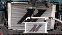 Thumbnail for Mishimoto Universal 10 Row Oil Cooler Kit (Metal Braided Lines)