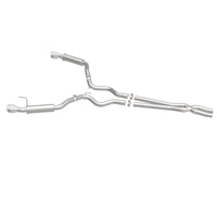 Thumbnail for MagnaFlow Cat Back, SS, 2.5in, Competition, Dual Split Polished 4.5in Tips 2015 Ford Mustang V6 3.7L