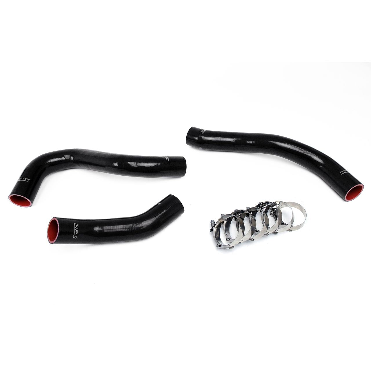 HPS Black Reinforced Silicone Radiator Hose Kit Coolant for Ford 08-10 F250 Superduty Powerstroke 6.4L Diesel