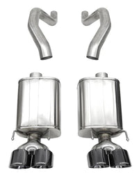 Thumbnail for Corsa 06-13 Chevy Corvette C6 Z06 7.0L / 09-13 ZR1 6.2L Black PVD AxleBack Exhaust w/4.5in Twin Tips