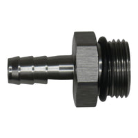 Thumbnail for DeatschWerks 10AN ORB Male to 3/8in Male Triple Barb Fitting (Incl O-Ring) - Anodized DW Titanium