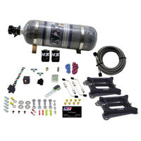 Thumbnail for Nitrous Express Dual 4150/Alcohol Nitrous Kit (100-500HP) w/Composite Bottle