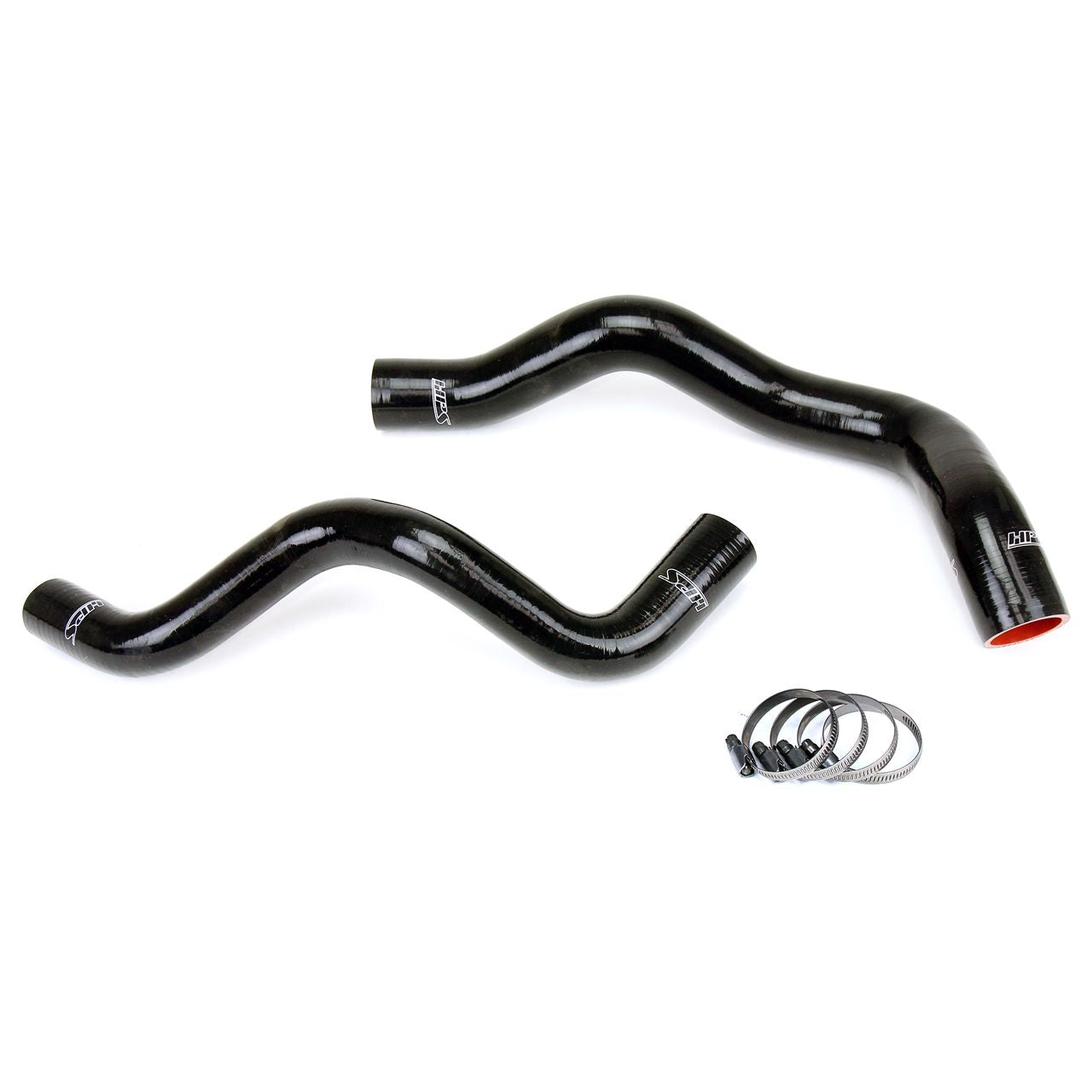 HPS Black Reinforced Silicone Radiator Hose Kit for Ford 94-95 Mustang Base V6 3.8L