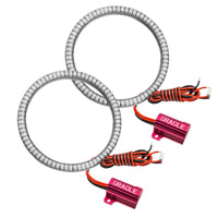 Thumbnail for Oracle Ford Mustang GT500 13-14 LED Waterproof Fog Halo Kit - White SEE WARRANTY