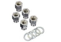 Thumbnail for Weld Closed End Lug Nuts w/Centered Washers 12mm x 1.5 - 5pk.