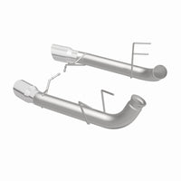 Thumbnail for MagnaFlow 13 Ford Mustang Dual Split Rear Exit Stainless Axle-Back Cat Back Exhaust (Competition)