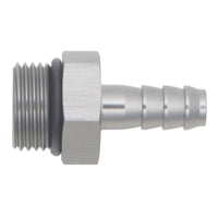 Thumbnail for DeatschWerks 8AN ORB Male to 5/16in Male Triple Barb Fitting (Incl O-Ring) - Anodized DW Titanium