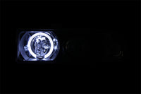 Thumbnail for ANZO 1998-2005 Chevrolet S-10 Projector Headlights w/ Halo Black