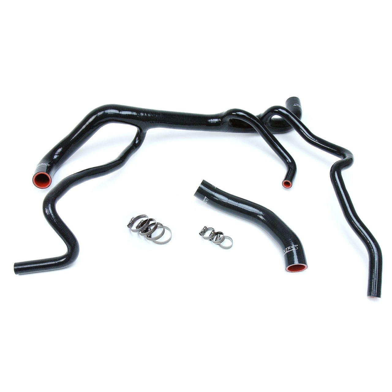 HPS Black Reinforced Silicone Radiator Hose Kit Coolant for Chevy 16-17 Camaro SS Coupe 6.2L V8