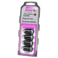 Thumbnail for McGard SplineDrive Lug Nut (Cone Seat) M12X1.25 / 1.24in. Length (4-Pack) - Black (Req. Tool)