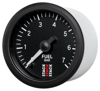 Thumbnail for Autometer Stack 52mm 0-7 Bar M10 Male Pro Stepper Motor Fuel Pressure Gauge - Black