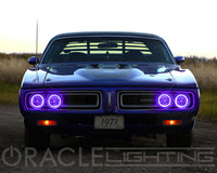 Thumbnail for Oracle Pre-Installed Lights 5.75 IN. Sealed Beam - ColorSHIFT Halo SEE WARRANTY