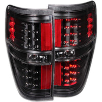 Thumbnail for ANZO 2009-2014 Ford F-150 LED Taillights Black