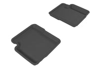 Thumbnail for 3D MAXpider 2012-2019 Fiat 500 Kagu 2nd Row Floormats - Black