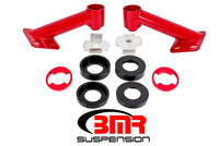 Thumbnail for BMR 15-17 S550 Mustang Cradle Bushing Lockout Kit - Red