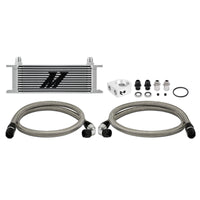 Thumbnail for Mishimoto Universal 13 Row Oil Cooler Kit (Silver)