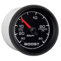 Thumbnail for Autometer ES 52mm Full Sweep Electronic 30 In Hg-Vac/30 PSI Vacuum/Boost Gauge