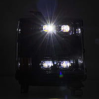 Thumbnail for AlphaRex 16-18 Chevy 1500HD NOVA-Series LED Proj Headlghts Alpha BK Atv Lgt/SeqSig & DRL(Req 810023)