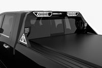 Thumbnail for Road Armor 10-19 Dodge 1500 iDentity Headache Rack w/Pods/Dual 10in Pod/Brake Lamp Relief/Ring - Raw