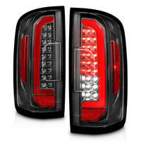 Thumbnail for ANZO 15-21 Chevrolet Colorado Full LED Tail Lights w/ Red Lightbar Black Housing Clear Lens
