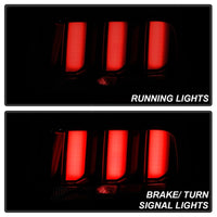 Thumbnail for Spyder 05-09 Ford Mustang (White Light Bar) LED Tail Lights - Black ALT-YD-FM05V3-LED-BK