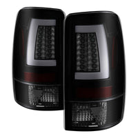 Thumbnail for Spyder 00-06 GMC Yukon/Yukon XL V2 Light Bar LED Tail Lights - Blk Smoke (ALT-YD-CD00V2-LBLED-BSM)