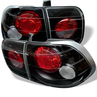 Thumbnail for Spyder Honda Civic 96-98 4Dr Euro Style Tail Lights Black ALT-YD-HC96-4D-BK