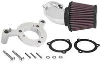 Thumbnail for K&N 01-15 Harley-Davidson Touring 96 / 103 / 08-15 Bright Aircharger Performance Intake