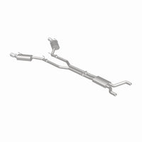 Thumbnail for MagnaFlow Cat-Back Stainless Dual Split Rear Exit 4in Polished Tips 11-15 Chevy Camaro 3.6L V6