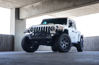 Thumbnail for DV8 Offroad 18-23 Jeep Wrangler JL / 20-23 Jeep Gladiator JT FS-7 Mid-Width Winch Front Bumper